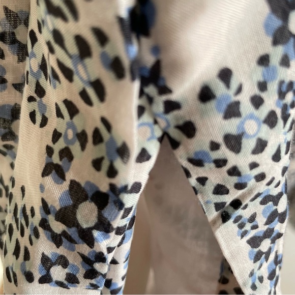 Anthropologie Floral Deep V Neck Mini Dress Size M - Picture 5 of 14